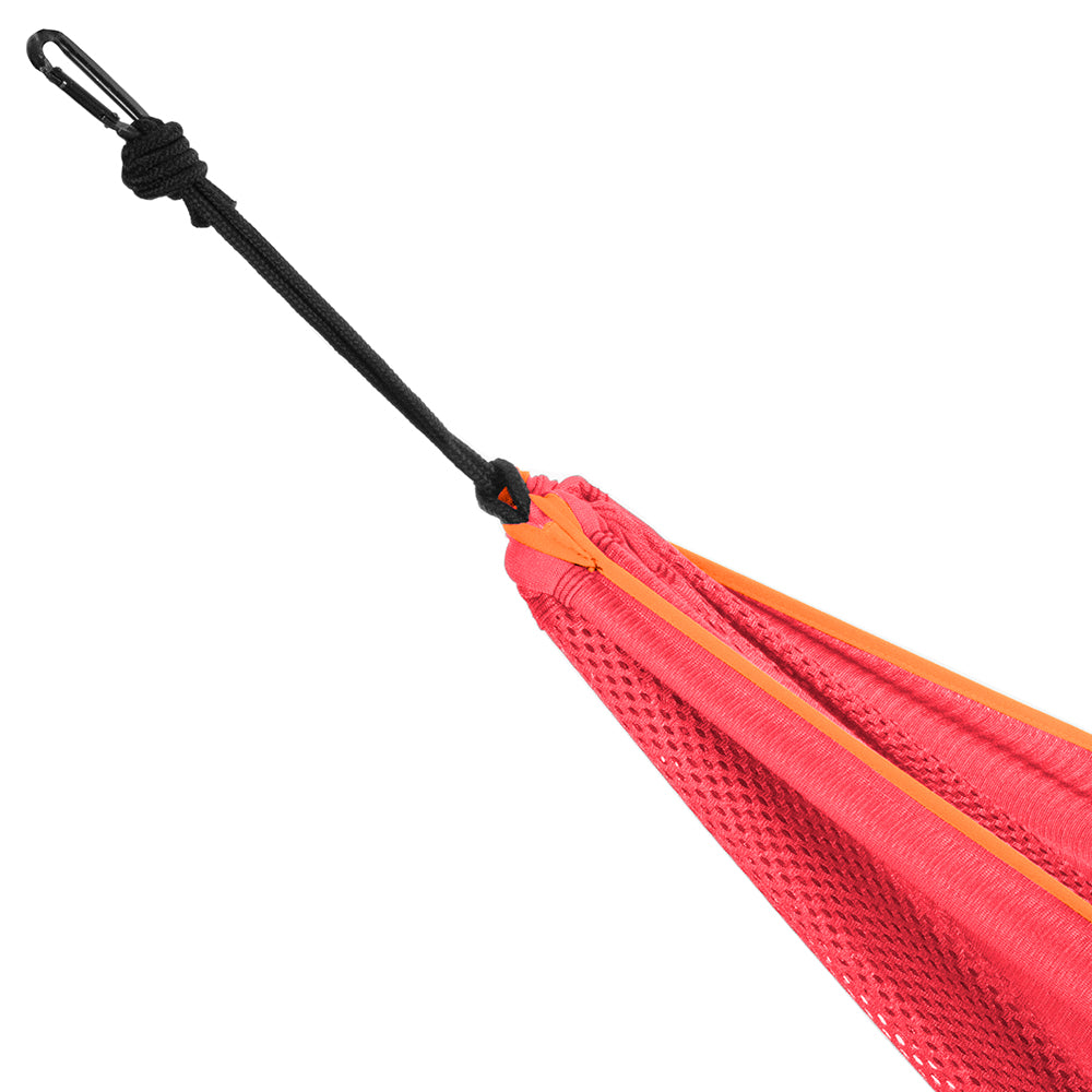 Mesh Camping Hammock - Punch & Peach