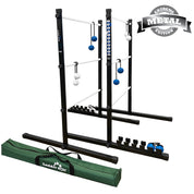 Ladder Golf® Extreme Metal Tournament Edition Ladder Ball Game - Blue & White