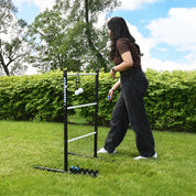 Ladder Golf® Extreme Metal Tournament Edition Ladder Ball Game - Blue & White