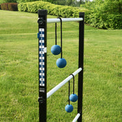 Ladder Golf® Extreme Metal Tournament Edition Ladder Ball Game - Blue & White