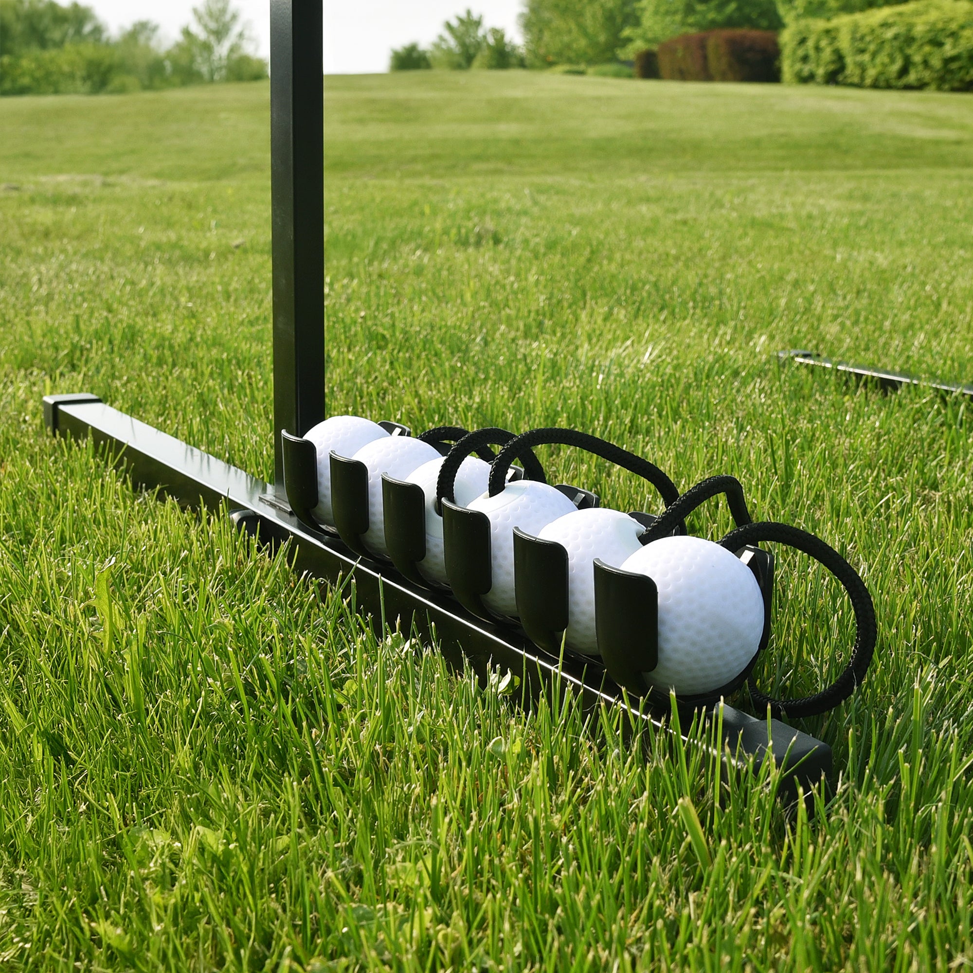 Ladder Golf® Extreme Metal Tournament Edition Ladder Ball Game - Blue & White