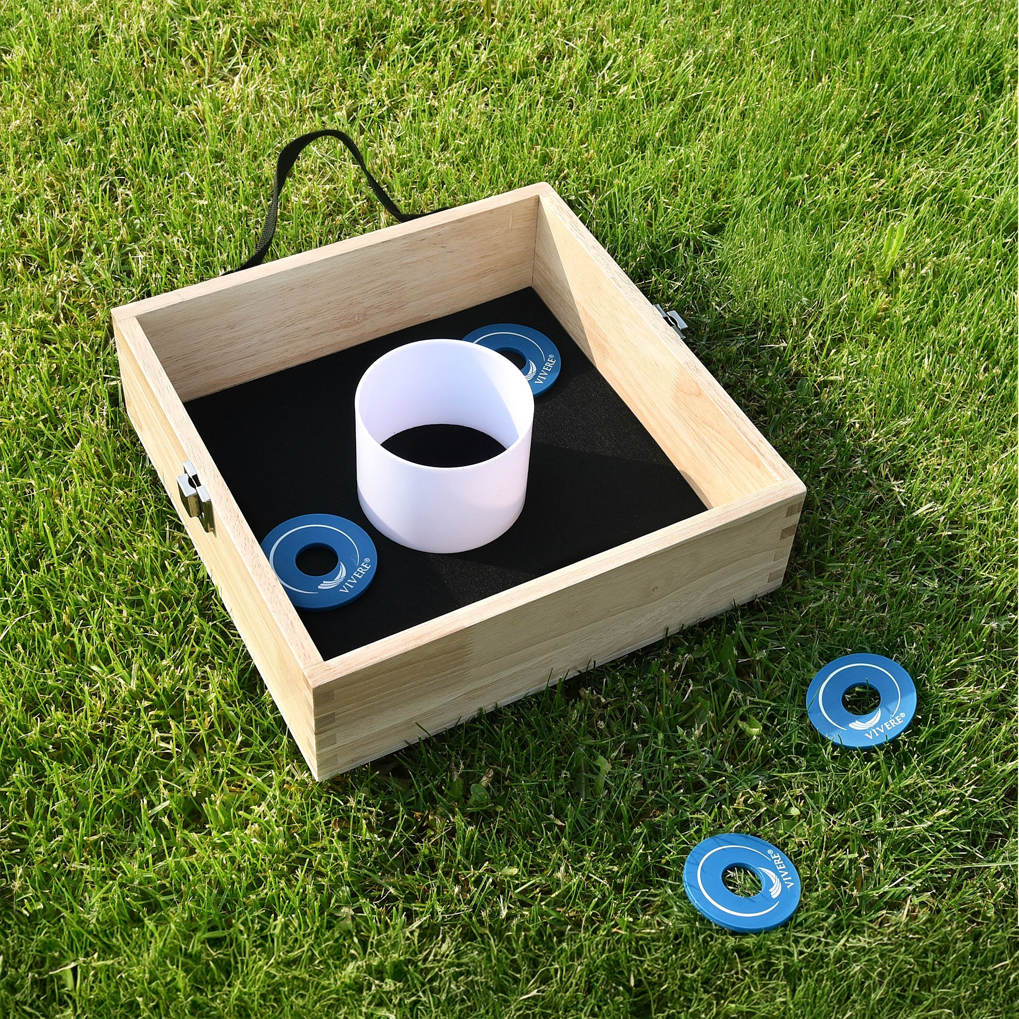 Washer Toss Tournament Edition Outdoor Game - Blue & Green