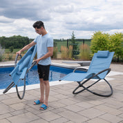 Orbital Phifer® & Steel Lounger - Cape Cod