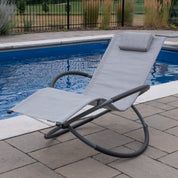 Orbital Phifer® & Steel Lounger - Haven