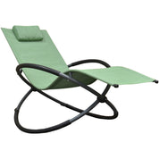 Orbital Phifer® & Steel Lounger - Olive Grove