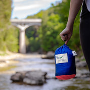 Parachute Camping Hammock - Navy & Red