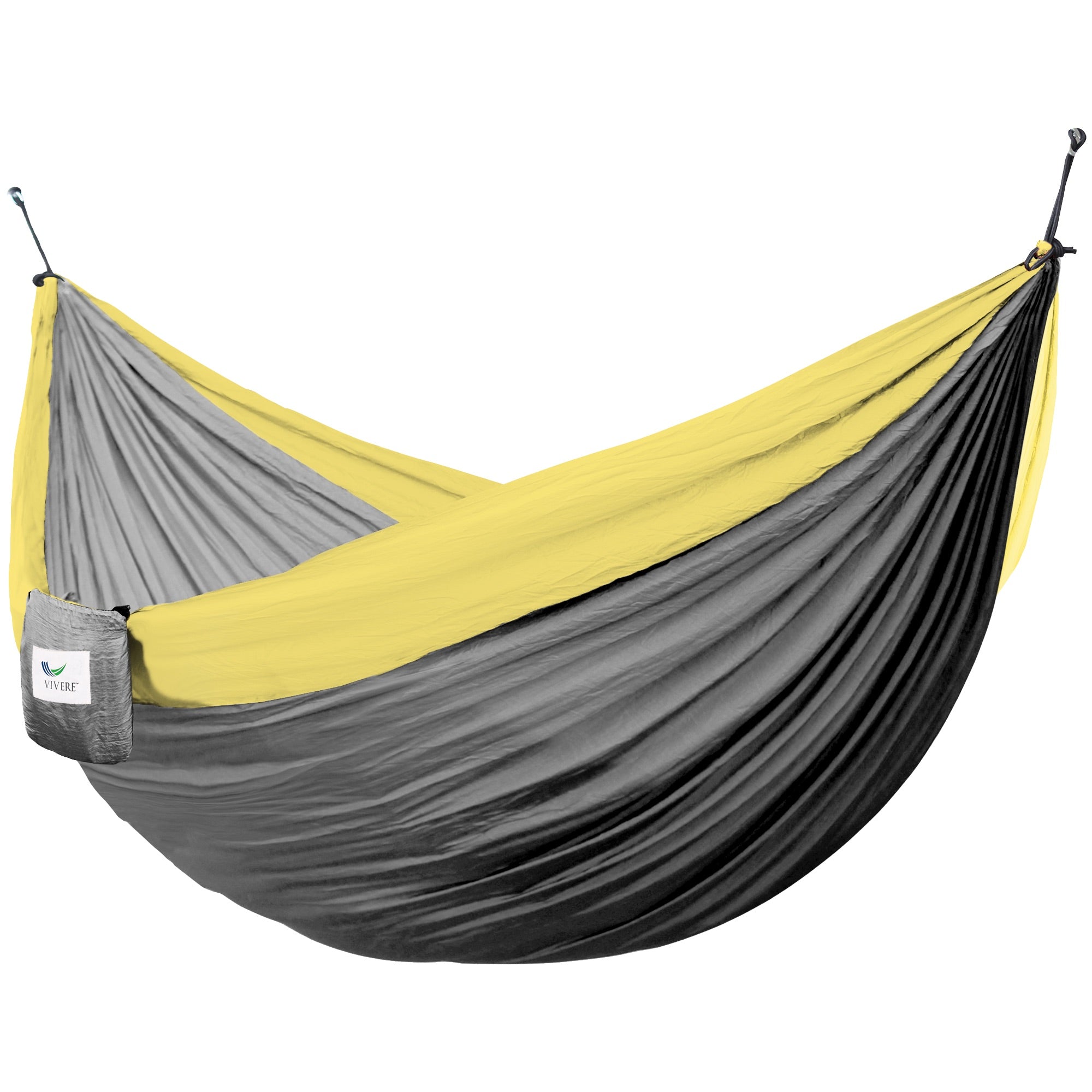 Parachute Camping Hammock - Gray & Yellow