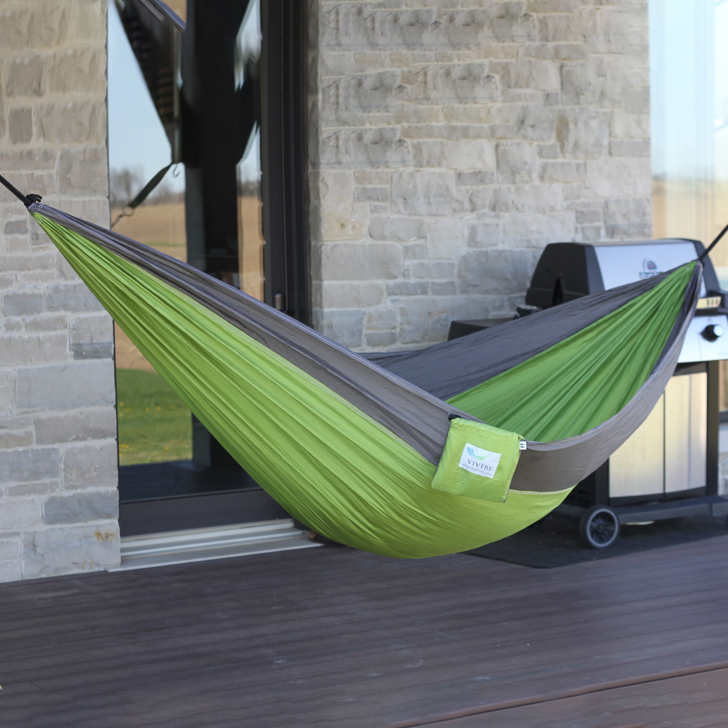 Parachute Camping Hammock - Apple & Storm