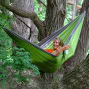 Parachute Camping Hammock - Apple & Storm