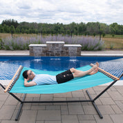 Phifer® Poolside Spreader Bar Hammock - Blue Hawaii