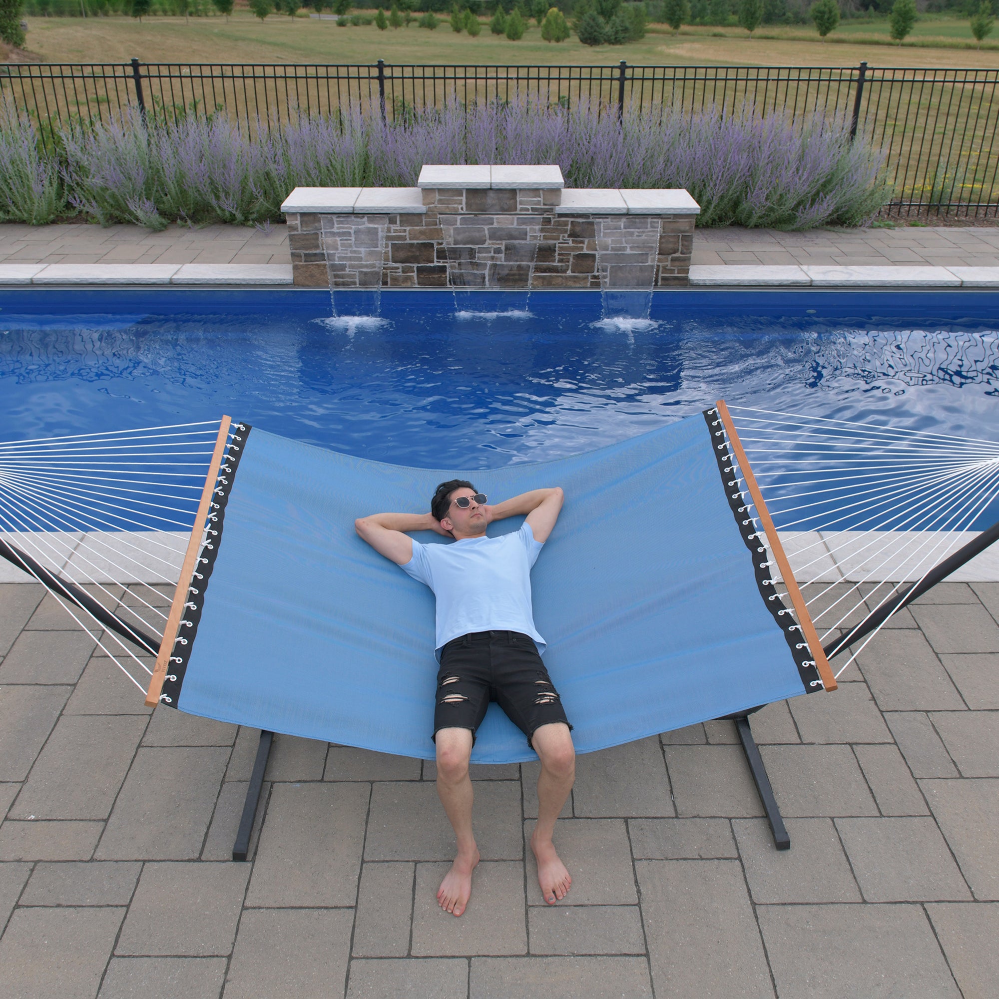 Phifer® Poolside Spreader Bar Hammock - Cape Cod