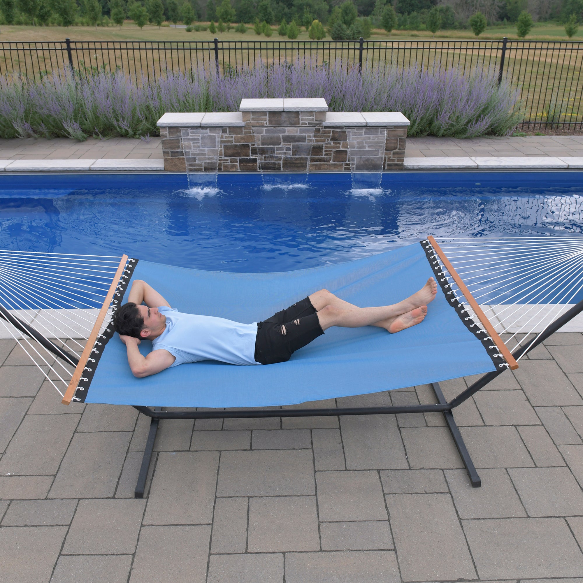 Phifer® Poolside Spreader Bar Hammock - Cape Cod