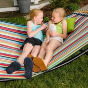 Sunbrella® Quilted Spreader Bar Hammock - Carousel Confetti