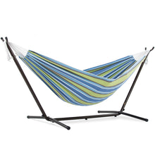 Load image into Gallery viewer, Double Cotton Hammock with Stand (9ft/280cm) - Oasis
