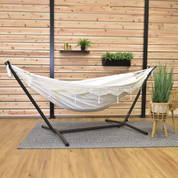 Universal Replacement Cotton Hammock - Natural with Fringe