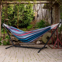 Load image into Gallery viewer, Brazilian Style Cotton Hammock - Denim
