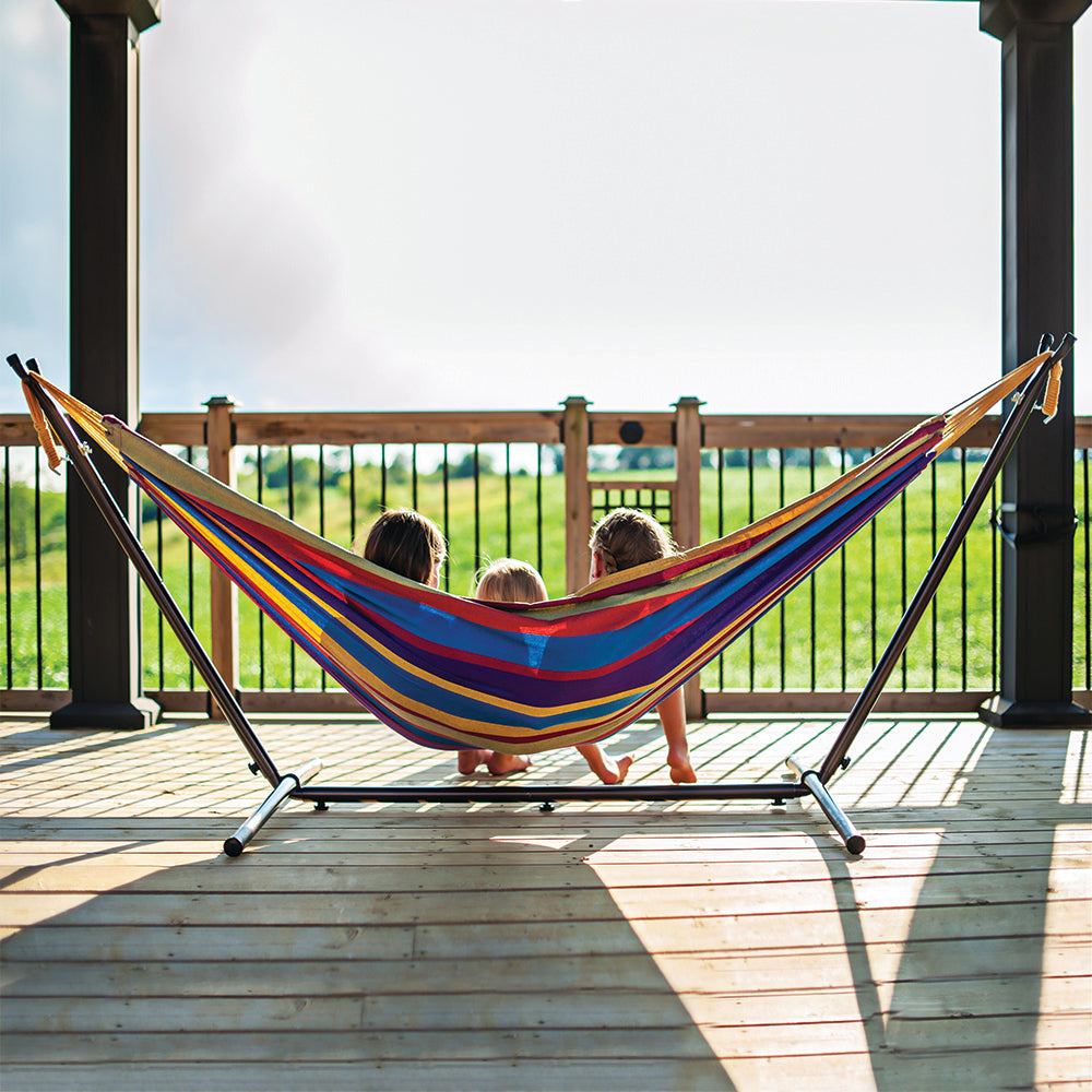 Vivere Cotton Hammock with Stand - Thumbnail 3
