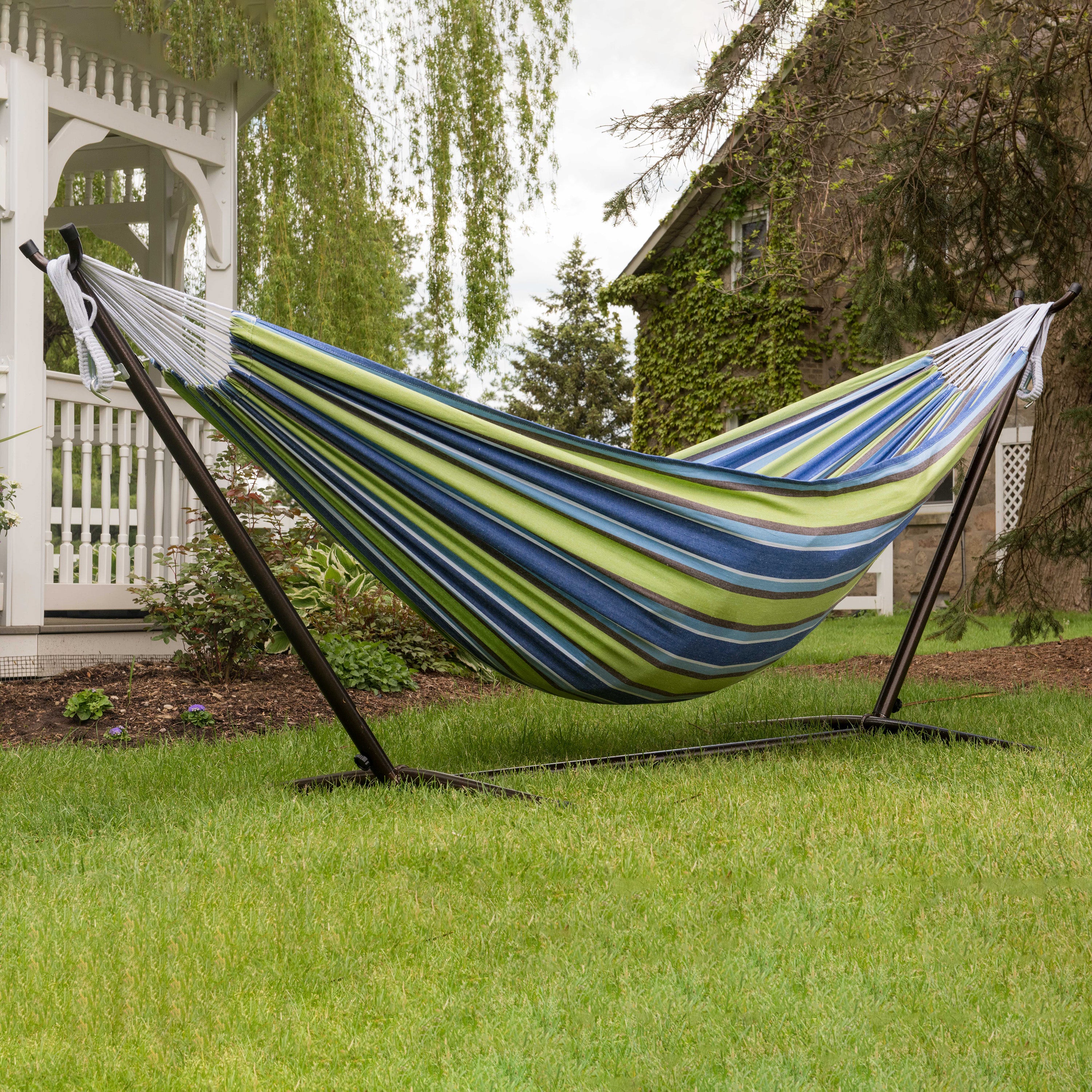 Brazilian Style Cotton Hammock - Oasis