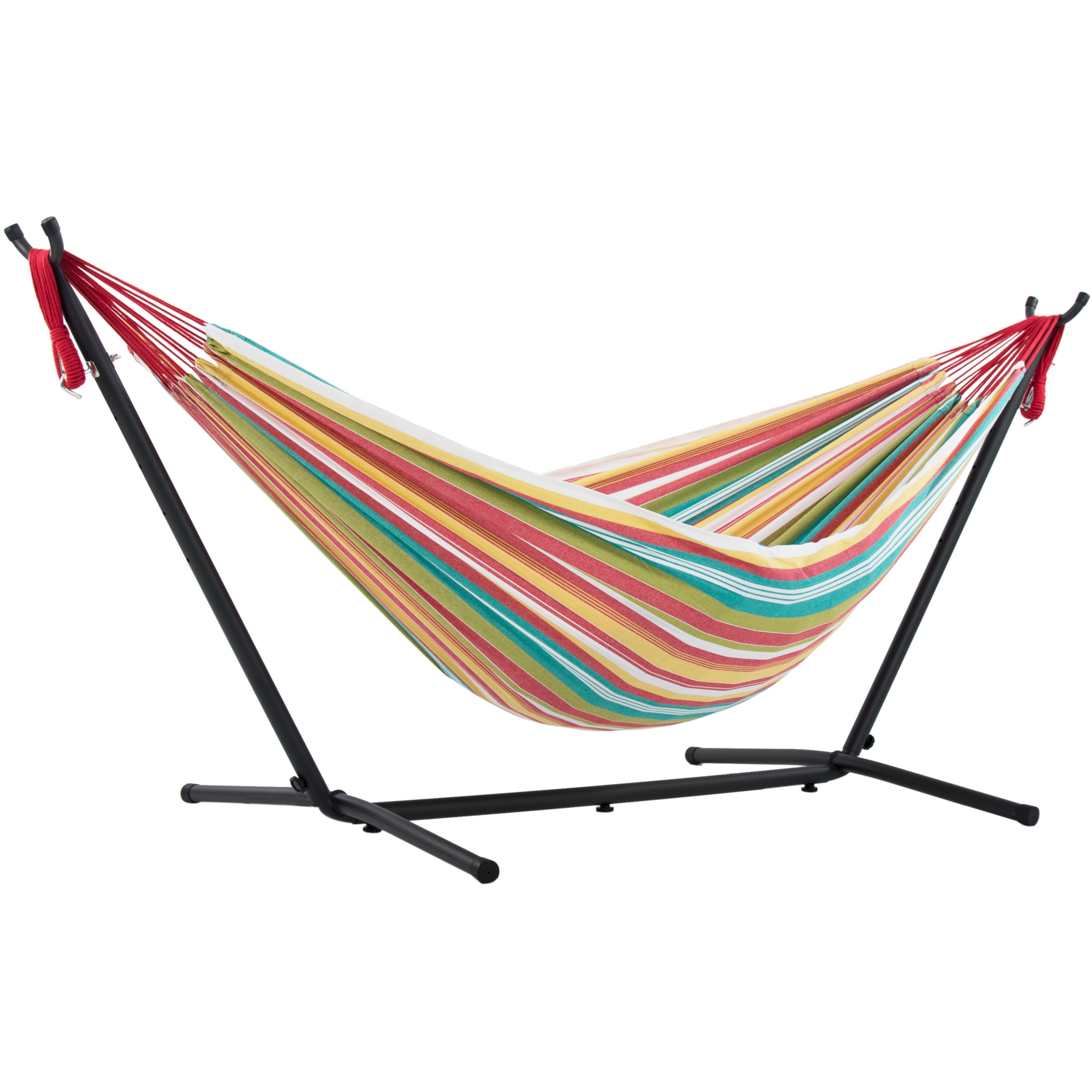 Double Cotton Hammock with Stand (9ft/280cm) - Salsa