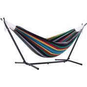 Double Cotton Hammock with Stand (9ft/280cm) - Rio Night