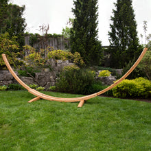 Load image into Gallery viewer, 15ft Solid Pine Arc Hammock Stand
