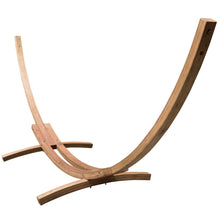 Load image into Gallery viewer, 15ft Solid Pine Arc Hammock Stand
