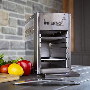 Northfire Propane Infrared Grill-Single, InfernoGo, Silver
