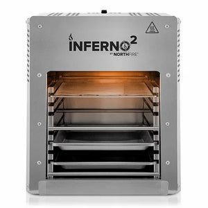 NorthFire Propane Infrared Grill-Double, Inferno2, Silver