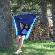 Parachute Hammock Chair - Navy & Turquoise