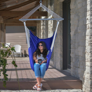 Polyester Hammock Chair with Pillows