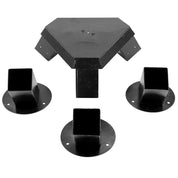Steel Tripod BRAKITS for 4x4 Posts - Black