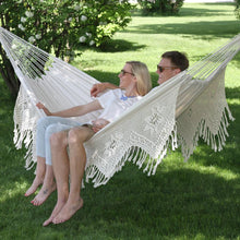Load image into Gallery viewer, Brazilian Style Cotton Hammock - Double Deluxe
