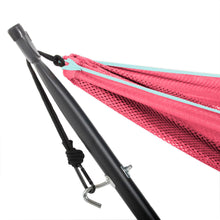 Load image into Gallery viewer, Double Mesh Hammock with Stand (9ft/280cm)
