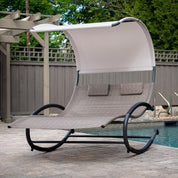 Double Chaise Steel Rocker - Sienna