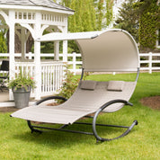 Double Chaise Steel Rocker - Sienna