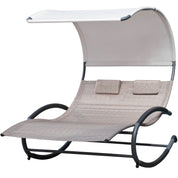 Double Chaise Steel Rocker - Sienna