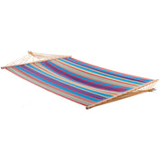 Cotton Spreader Bar Hammock - Tropical