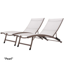 Load image into Gallery viewer, Clearwater 6 Position Aluminum Lounger 2 pc Set
