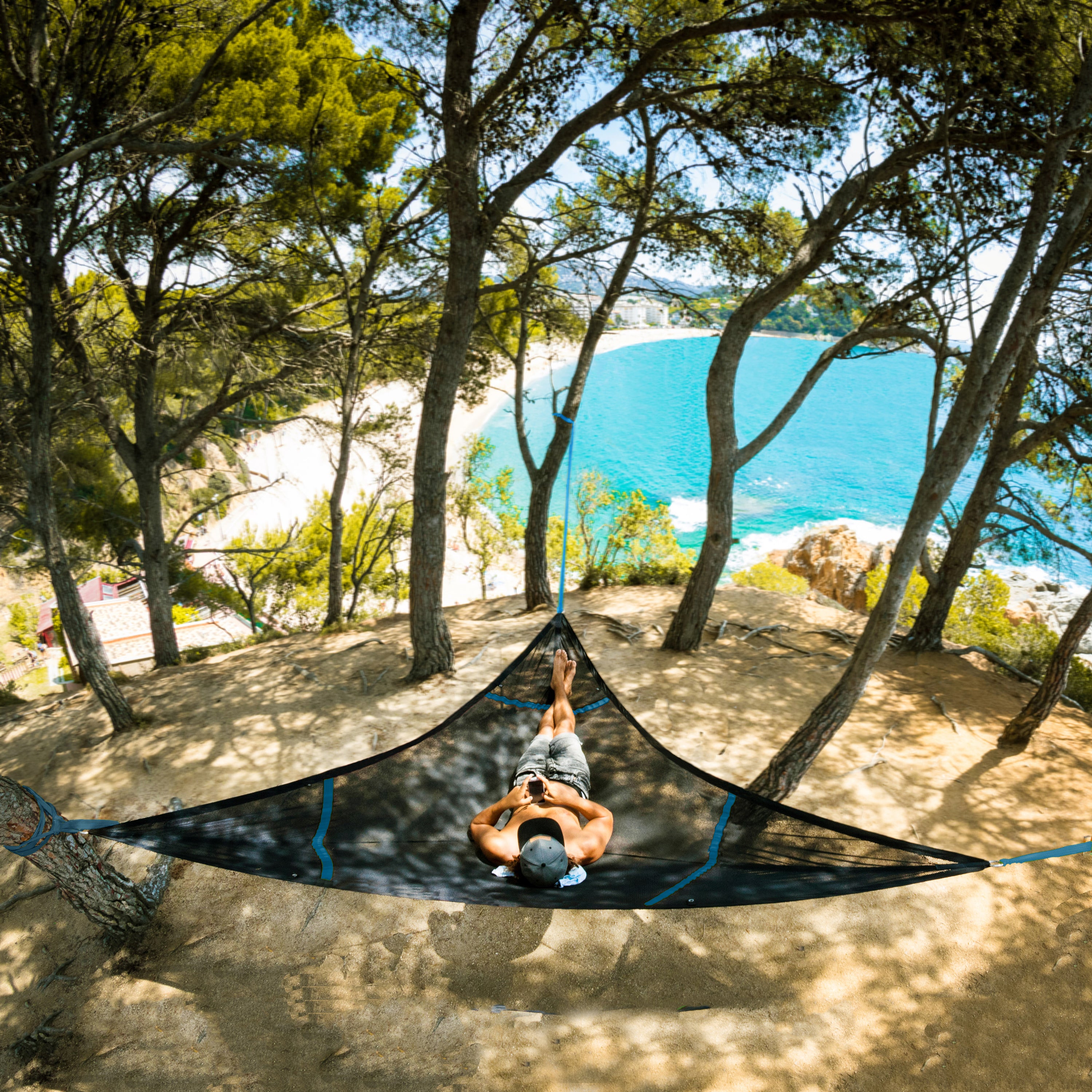 Elevate Aerial Mat - Blue & Black