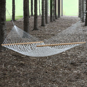 Polyester Rope Spreader Bar Hammock  - White