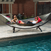 Poolside Spreader Bar Hammock - Sienna
