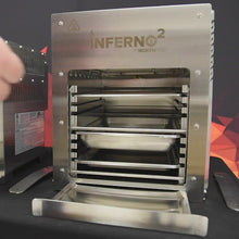 Load and play video in Gallery viewer, NorthFire Propane Infrared Grill-Double, Inferno2, Silver
