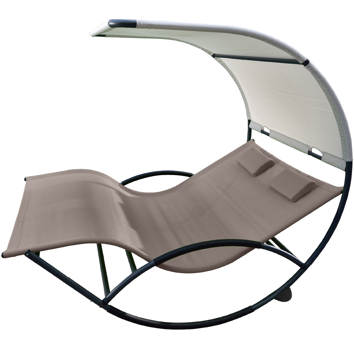 Double Chaise Rocker - Aluminum – Vivere USA